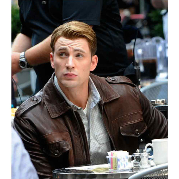 Steve Rogers Locomotive Captain America Jacket