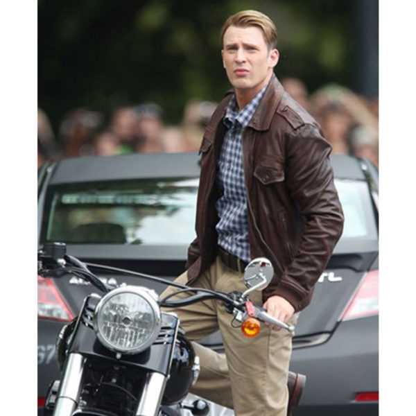 Steve Rogers Locomotive Captain America Jacket