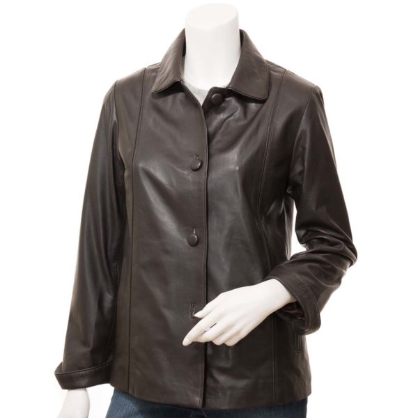 Women Leather Blazer