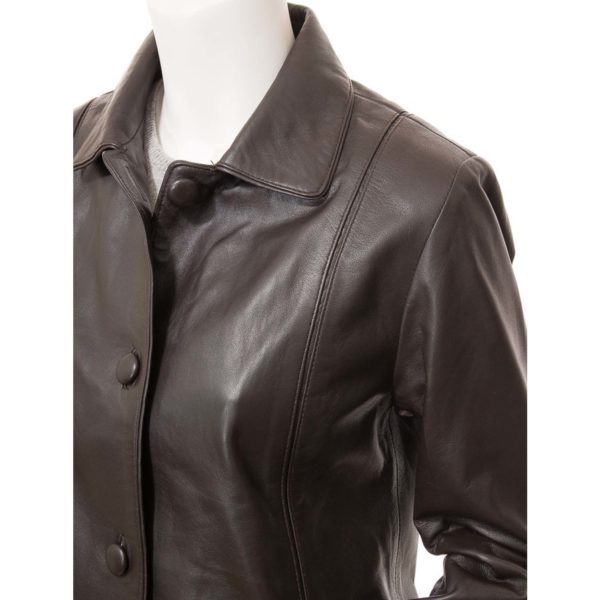 Women Leather Blazer