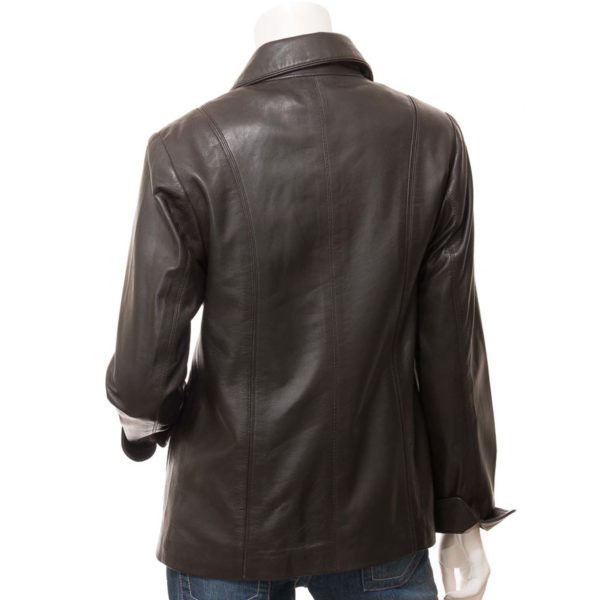 Women Leather Blazer