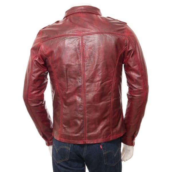 Men Leather Blazer