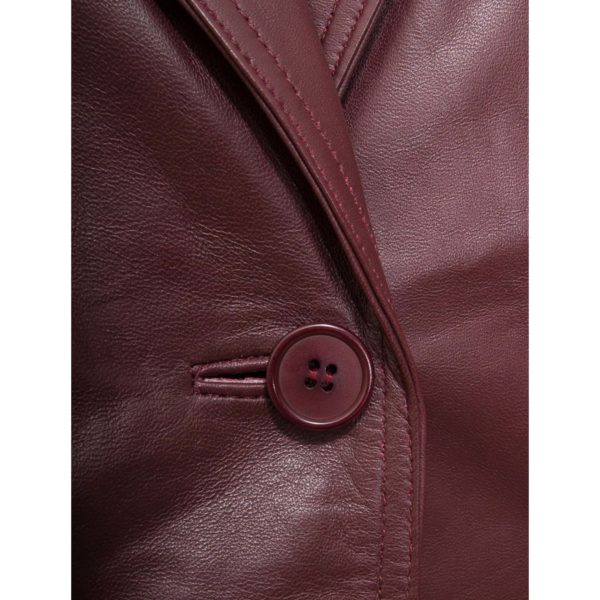 Women Leather Blazer