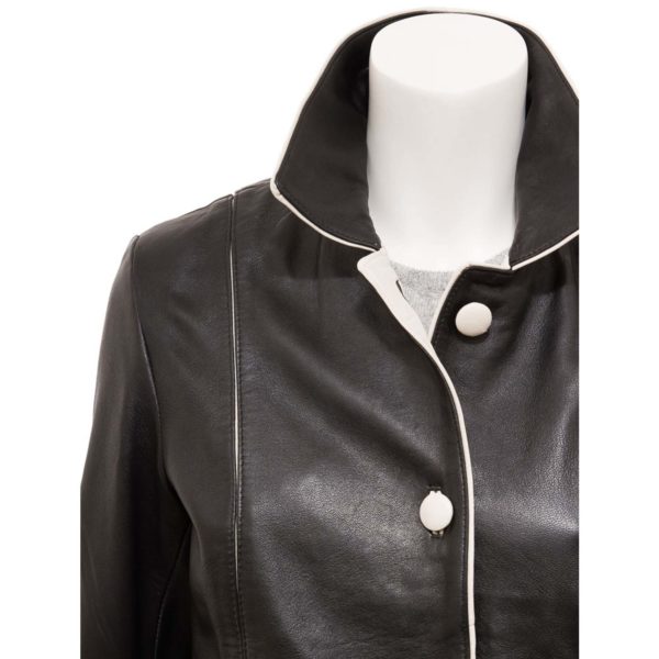 Women Leather Blazer