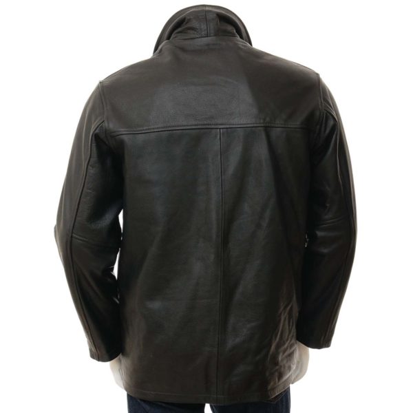 Men Leather Blazer