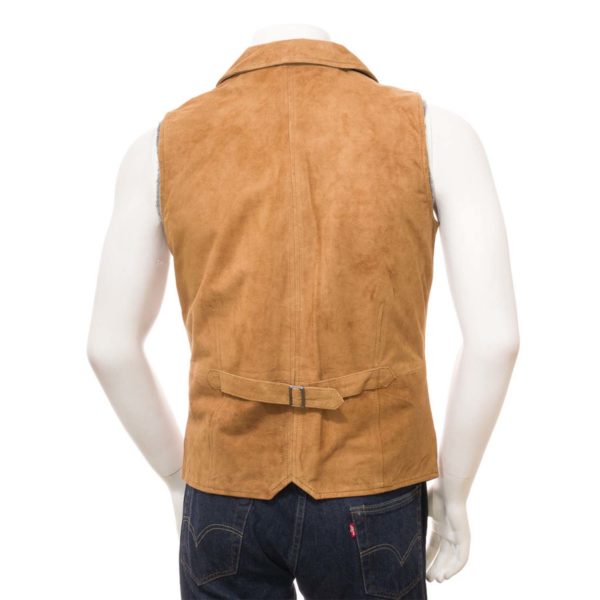 Men Leather Waist Coat