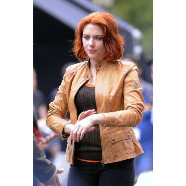 Sizzling Scarlett Johansson Set Of Avengers Jacket