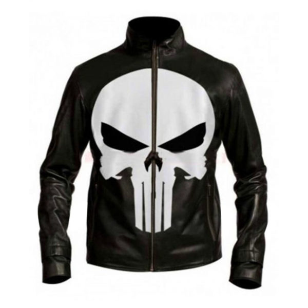 Captain America Civil War Punisher Leather Jacket