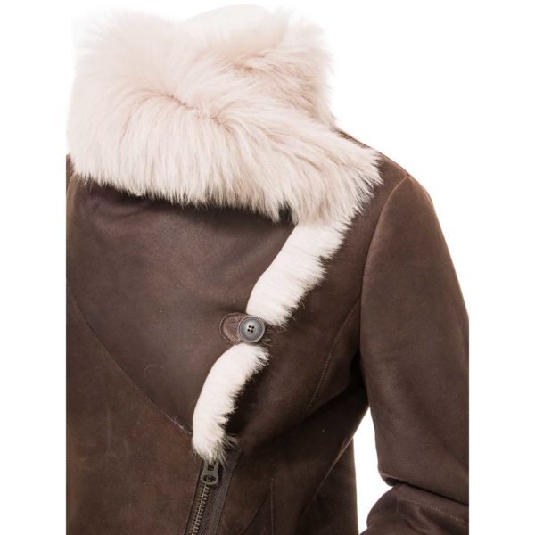 Women Leather Sheepskin Shearling