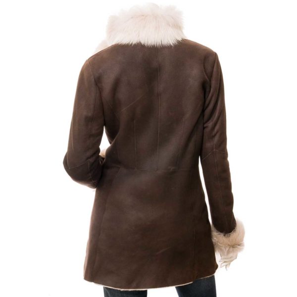 Women Leather Sheepskin Shearling