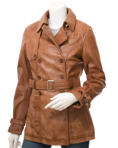 Women Leather Coat