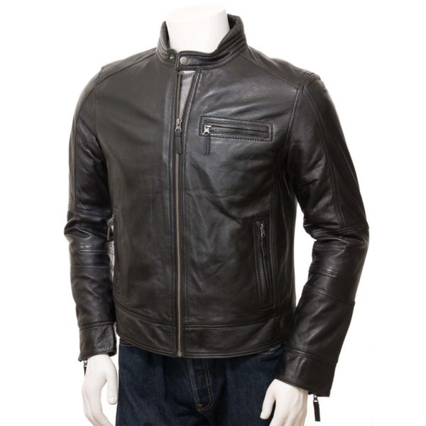 men Leather Biker Jacket