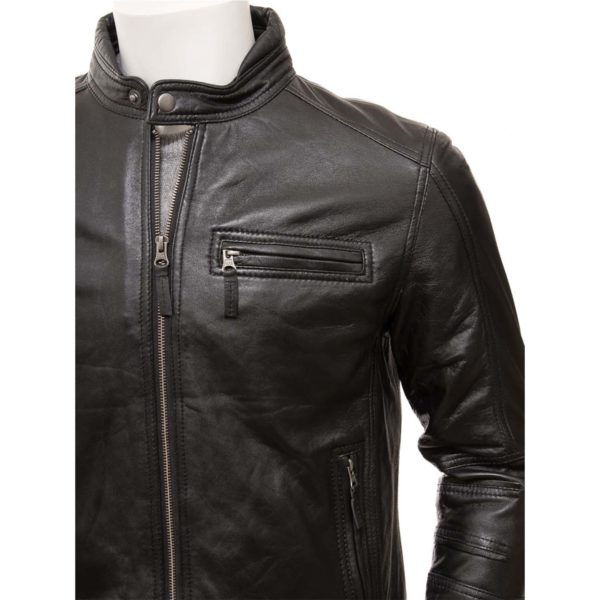 men Leather Biker Jacket