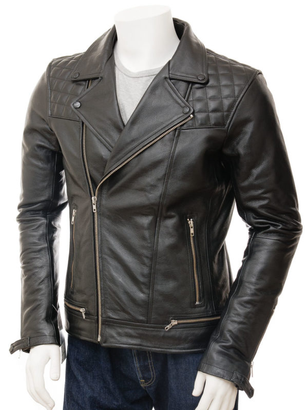 men Leather Biker Jacket