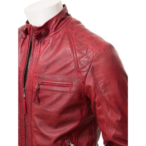 men Leather Biker Jacket