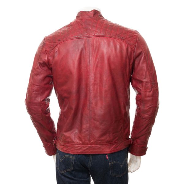 men Leather Biker Jacket