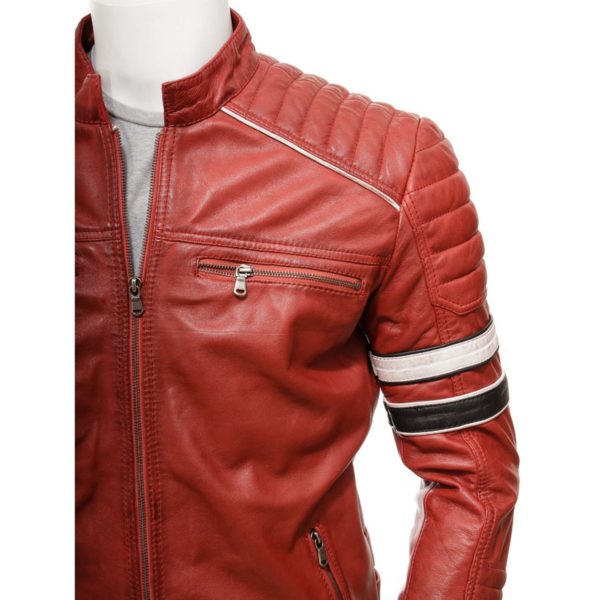 men Leather Biker Jacket