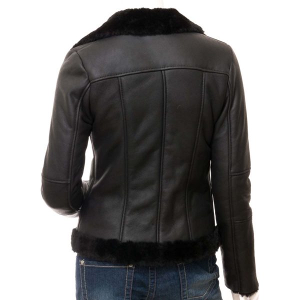 Women Leather Biker Jacket