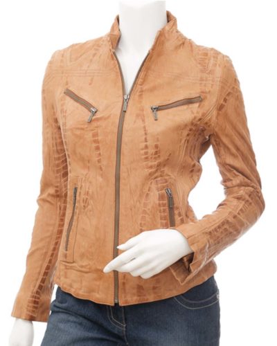 Women Leather Biker Jacket