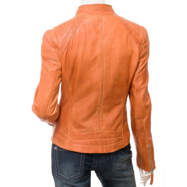 Women Leather Biker Jacket