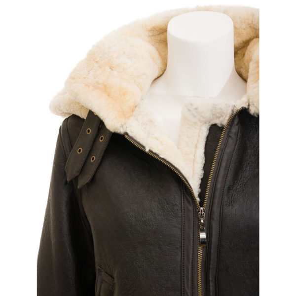 women's Leather Bomber Jacket