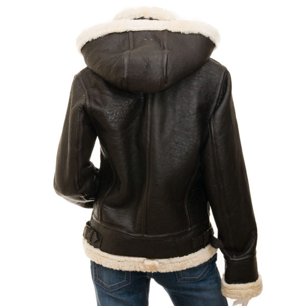 women's Leather Bomber Jacket