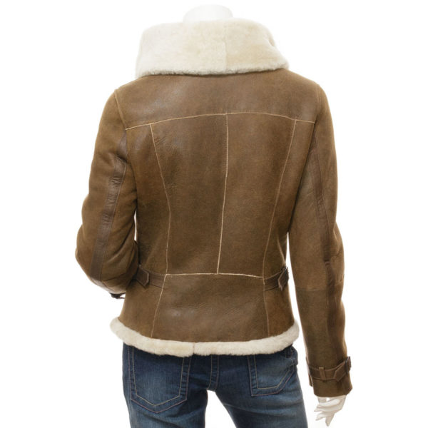 women's Leather Bomber Jacket