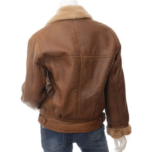 women's Leather Bomber Jacket