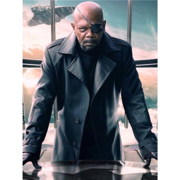 Captain America The Winter Soldier Nick Fury Coat