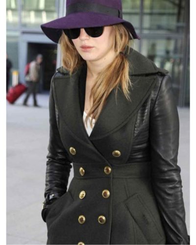 Jennifer Lawrence Designers Trench Coat