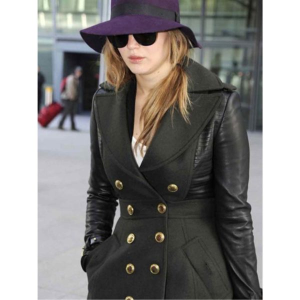 Jennifer Lawrence Designers Trench Coat