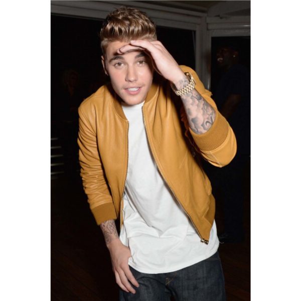 Justin Bieber at Carvel Festival Jacket