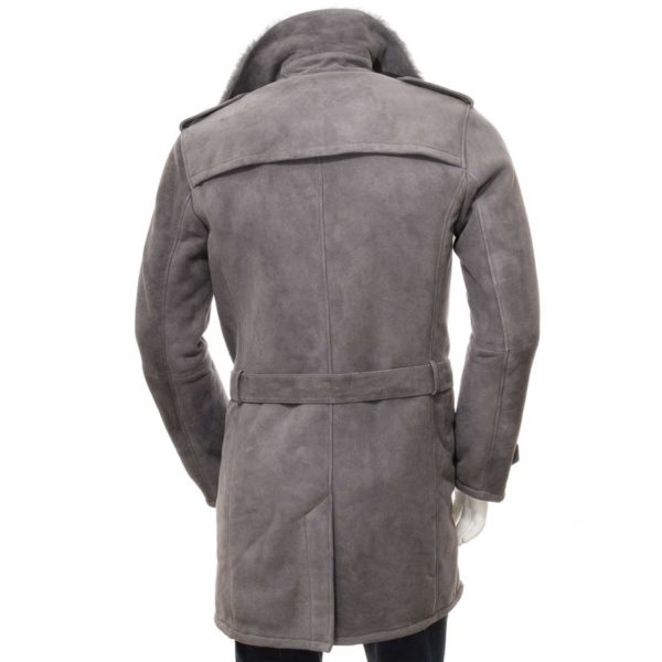 Mens Leather Sheepskin Shearling