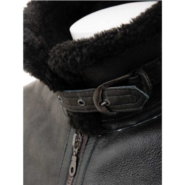 Mens Leather Sheepskin Shearling