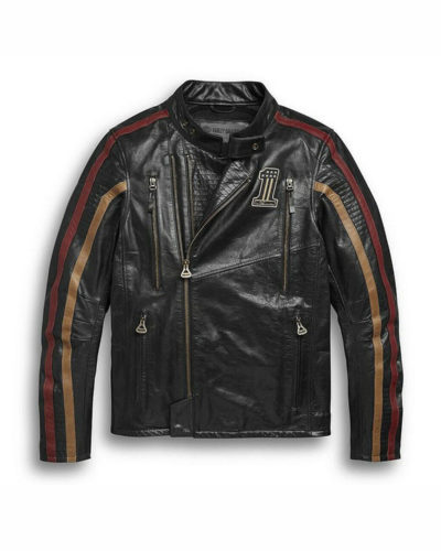 Men's Arterial Leather Harley Davidson Riding Jacket