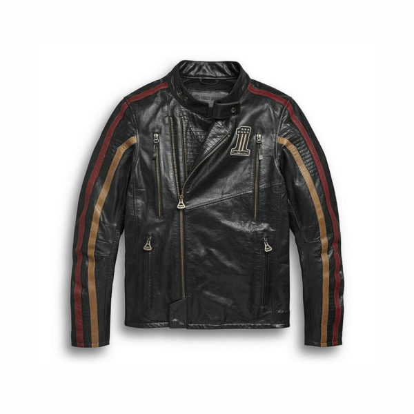 Men's Arterial Leather Harley Davidson Riding Jacket