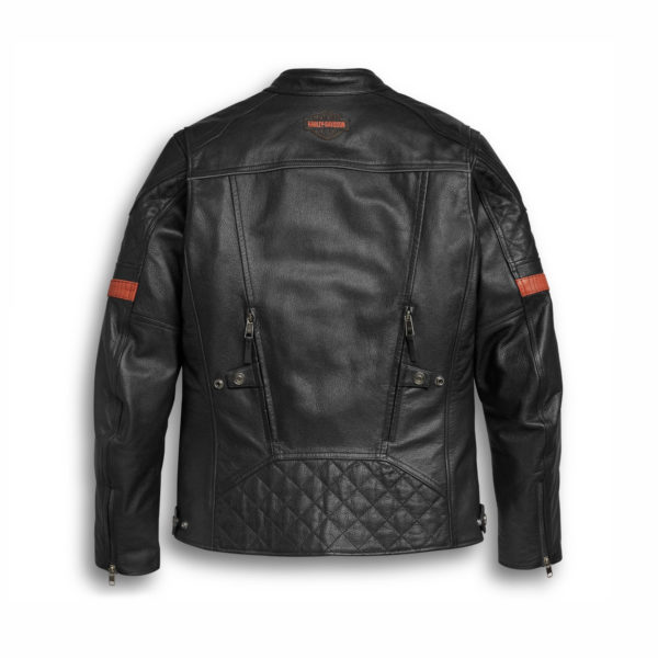 Men's Harley Davidson Vanocker Triple Vent System Leather Jacket