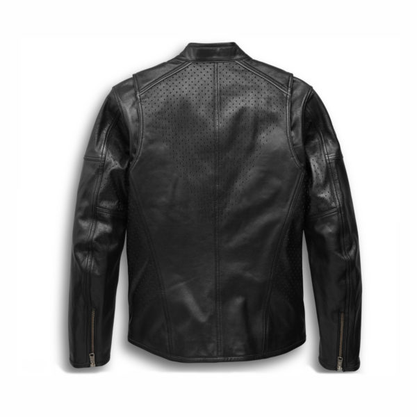 Men's Llano Perforated Leather Jacket with Coolcore Technology