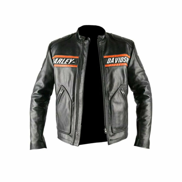 WWE Bill Goldberg Harley Davidson Vintage Motorcycle Leather Jacket